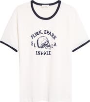 Second Layer Flick Spark Inhale Cotton Ringer T-Shirt