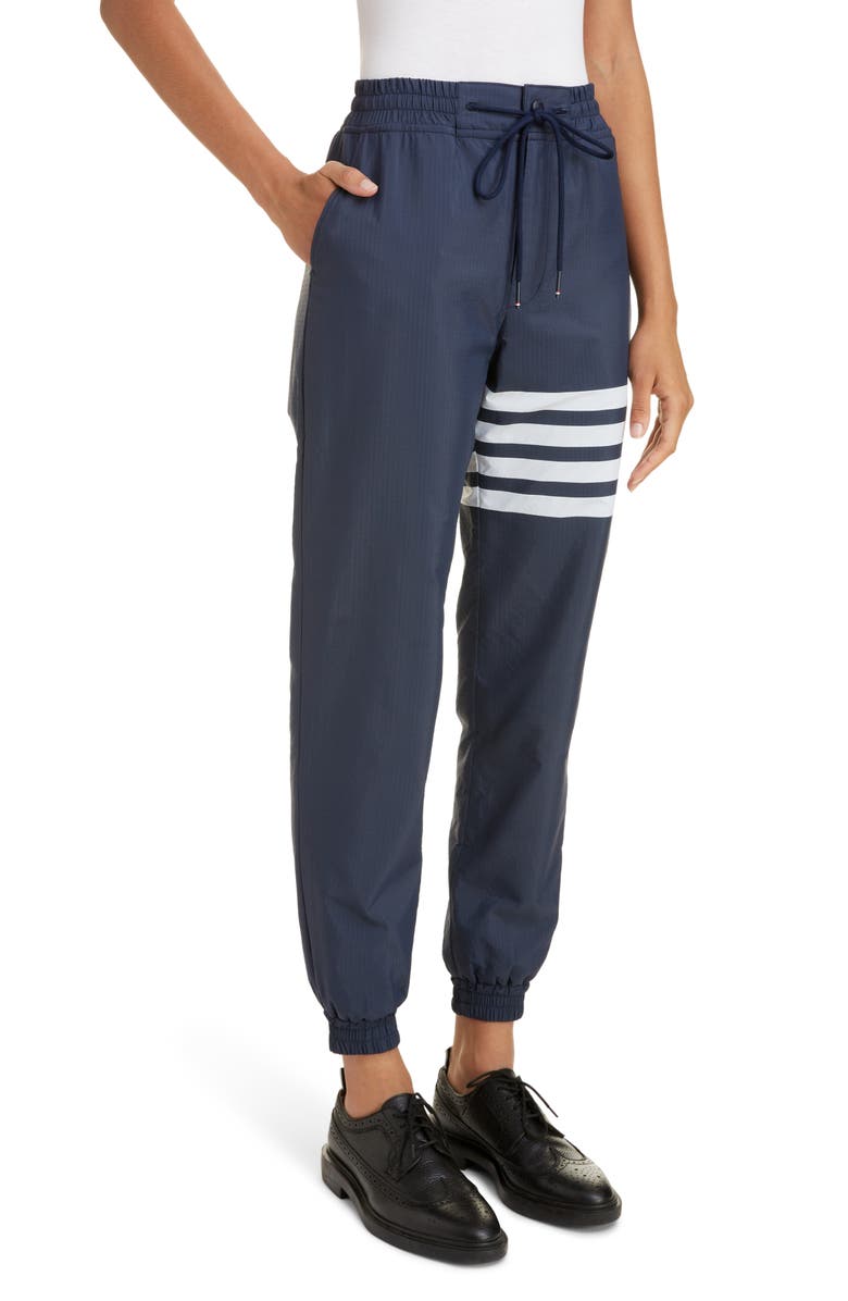 Thom Browne Stripe Leg Track Pants, Alternate, color, 