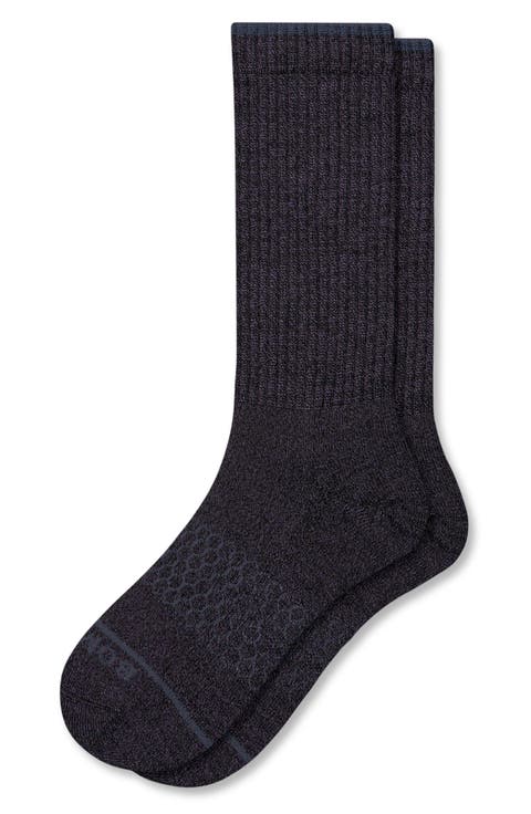 Merino Wool Blend Crew Socks