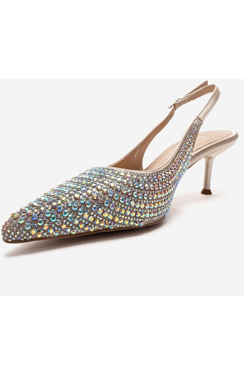 Prologue Shoes Yasmina Embellished Stiletto Pump, Alternate, color, Nude