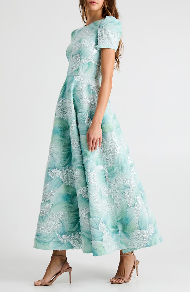 HELSI Eleanor Sequin Fit & Flare Cocktail Dress, Alternate, color,
