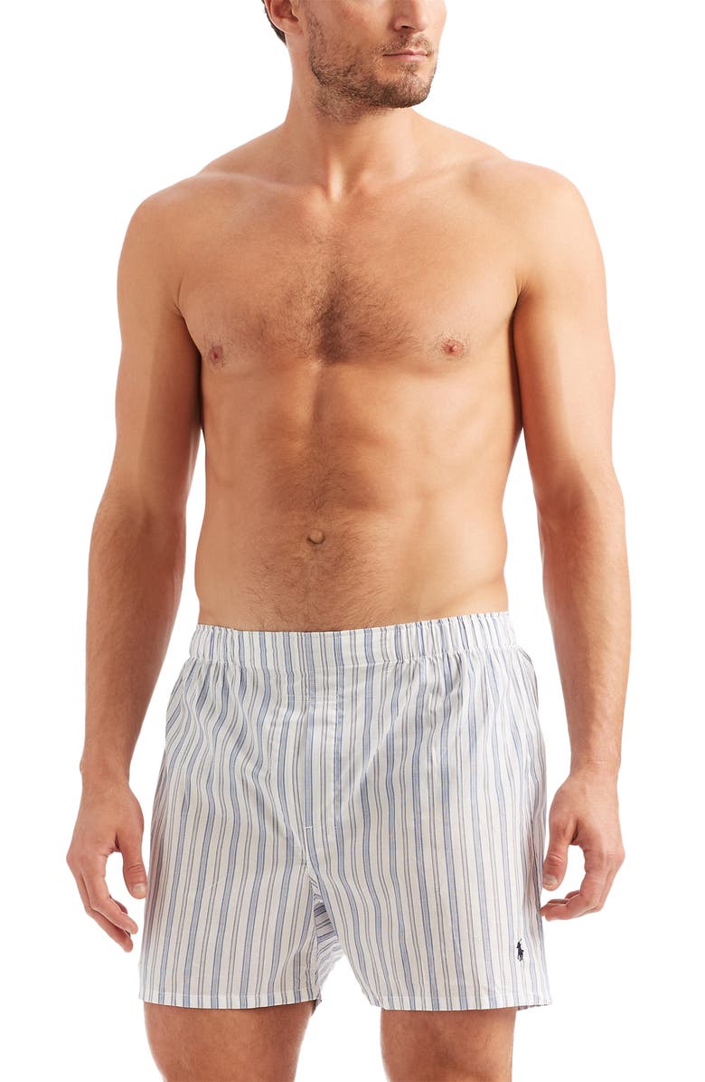 Polo Ralph Lauren Assorted 5-Pack Woven Cotton Boxers, Alternate, color,