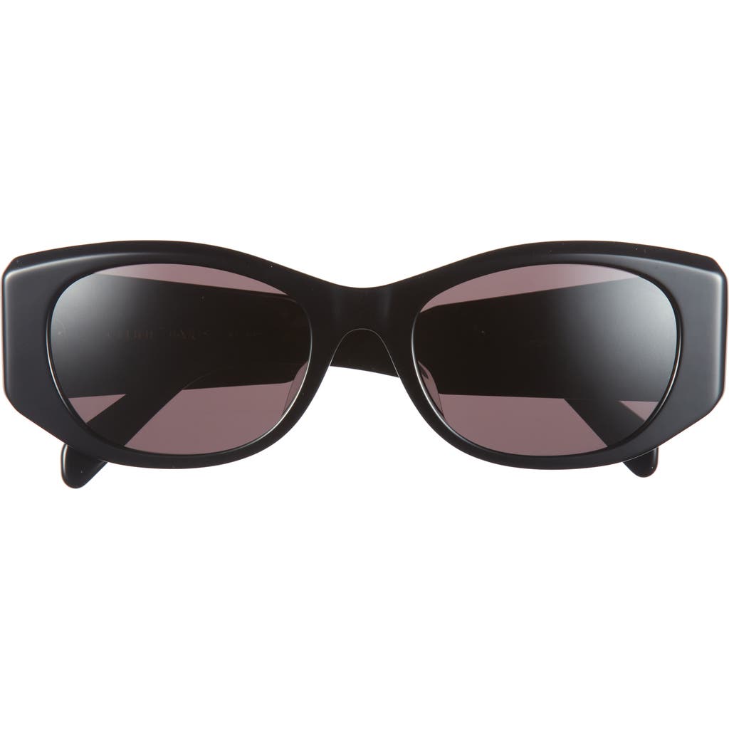 Celine 3 Dots 54mm Oval Sunglasses In Burgundy