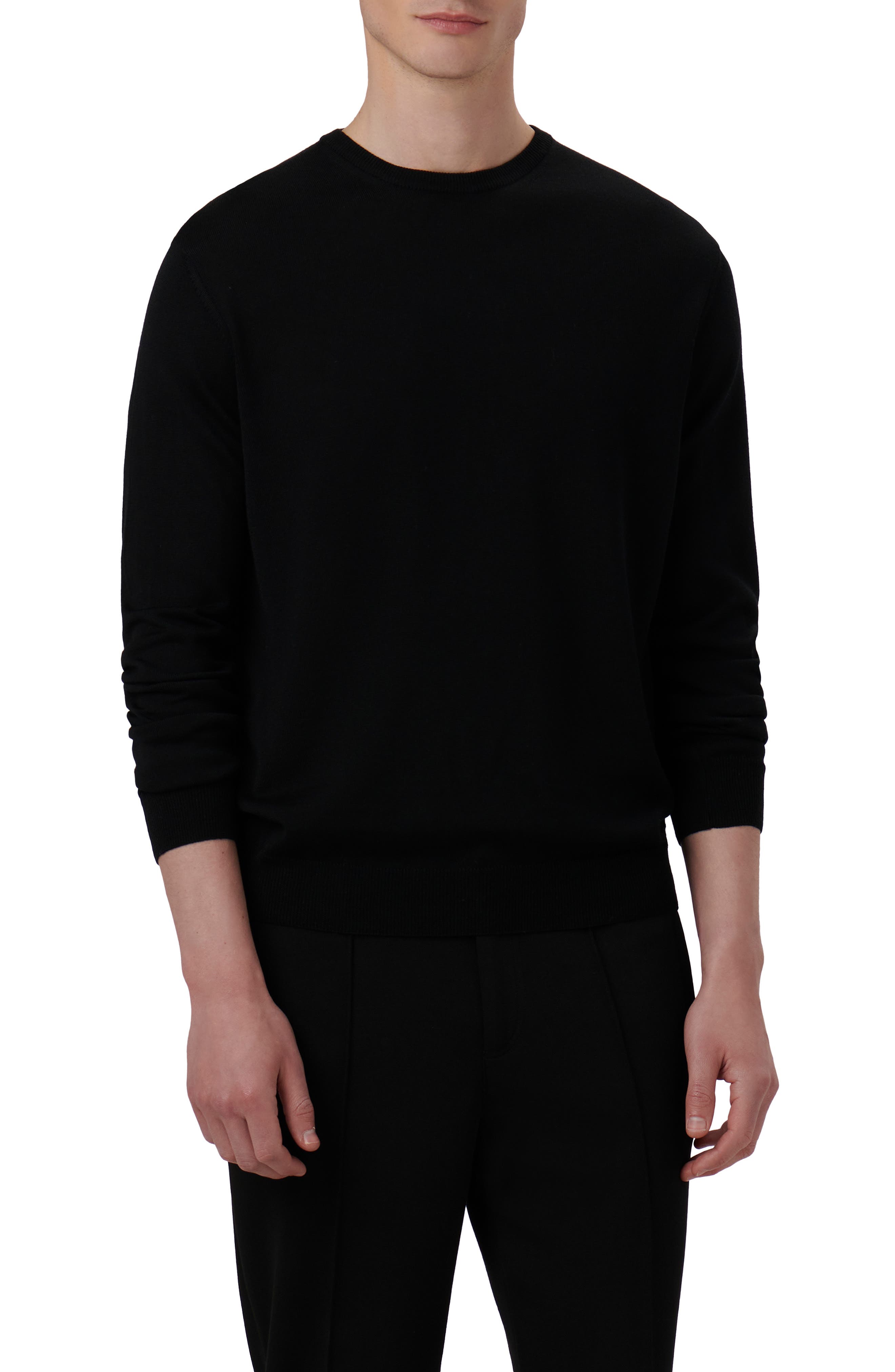 Bugatchi Merino Wool Crewneck Sweater