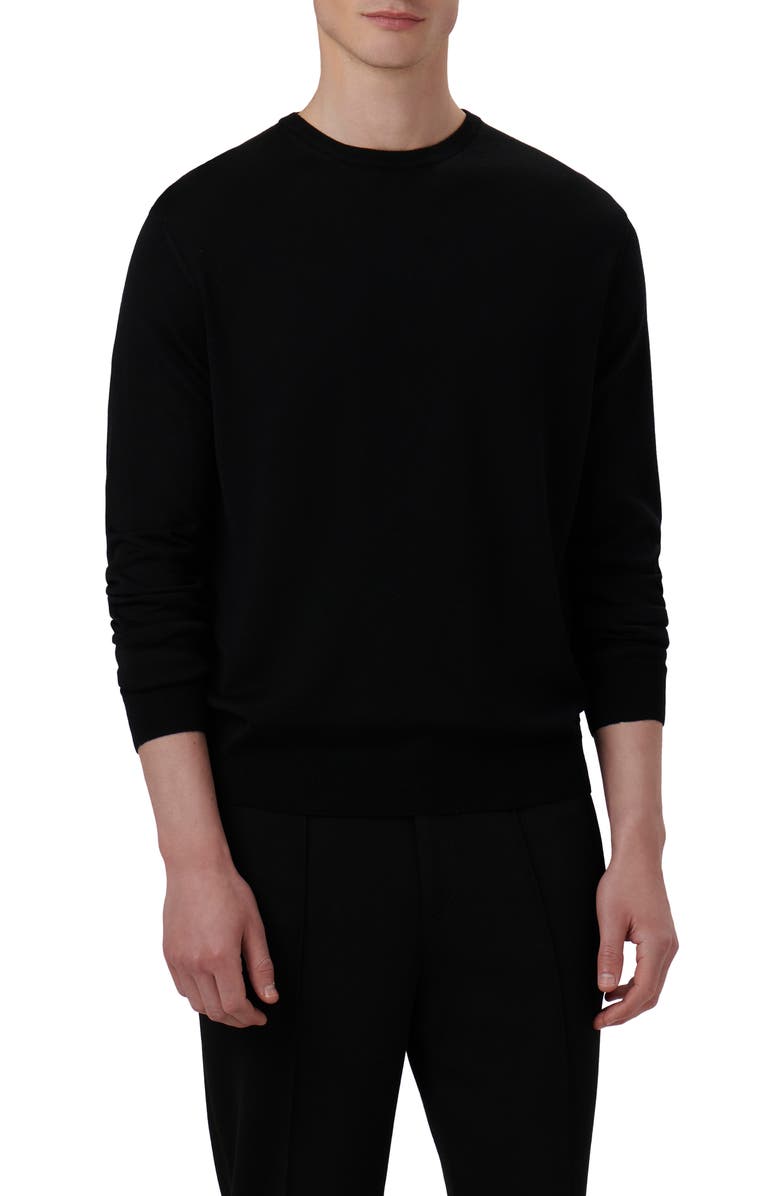 Bugatchi Merino Wool Crewneck Sweater, Main, color, 