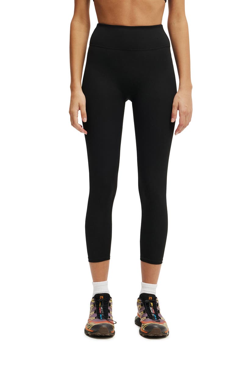COTTON ON BODY Women's Active Bondi Everyday 7/8 Tight, Main, color, Black
