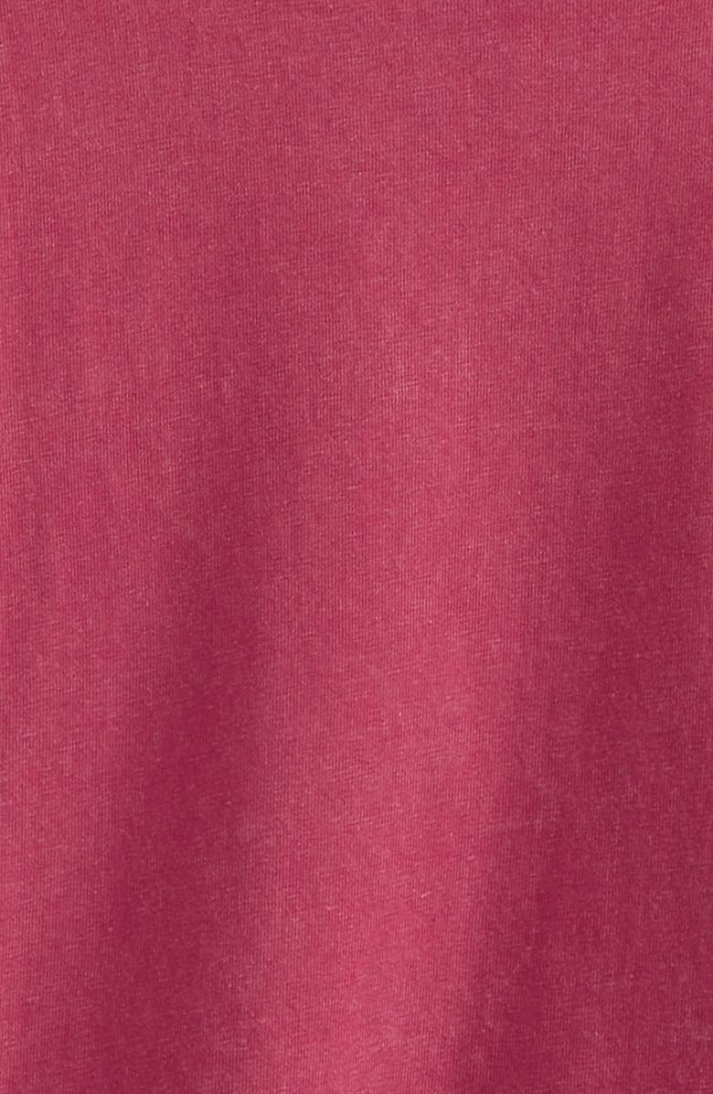 Treasure & Bond Kids' Crop Cotton T-Shirt, Alternate, color, Burgundy Punch