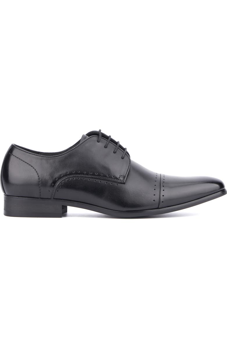 VINTAGE FOUNDRY Ferdinand Cap Toe Derby, Alternate, color, Black