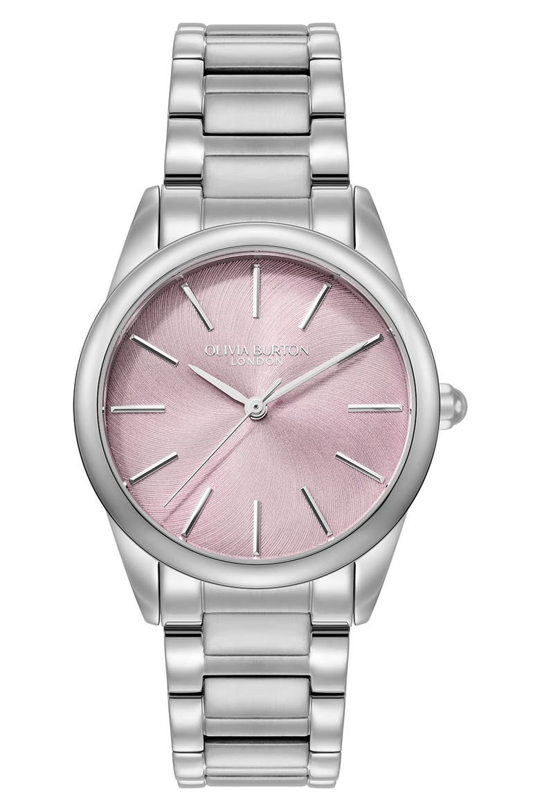 Glowful Bracelet Watch, 34mm, Main, color, PURPLE