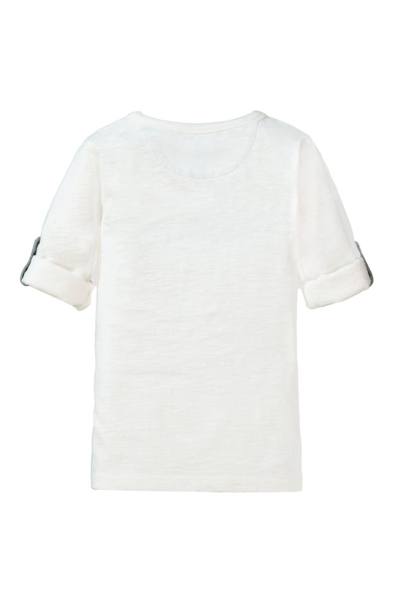 Hope & Henry Boys' Henley Pocket Tee with Rolled Sleeves, Kids, Alternate, color, 