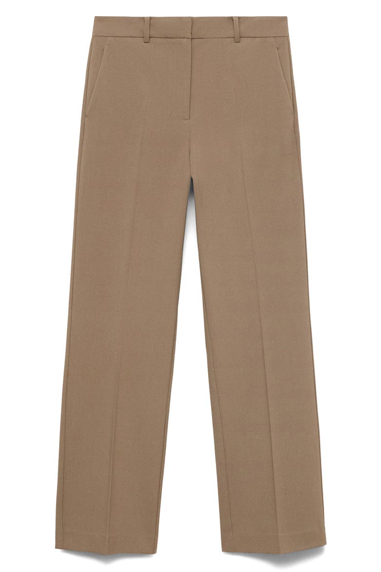 Carlos Straight Leg Trousers, Alternate, color, MEDIUM BROWN