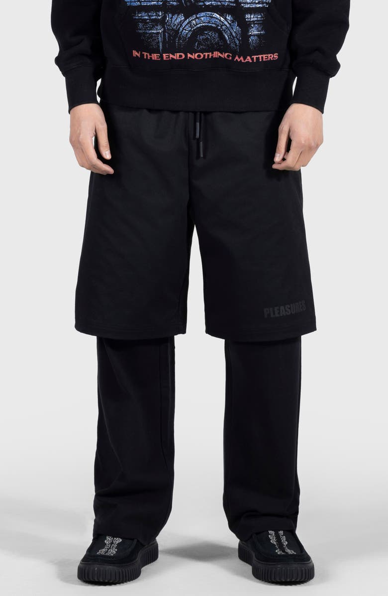 PLEASURES Stay Layered Pants, Main, color, Black