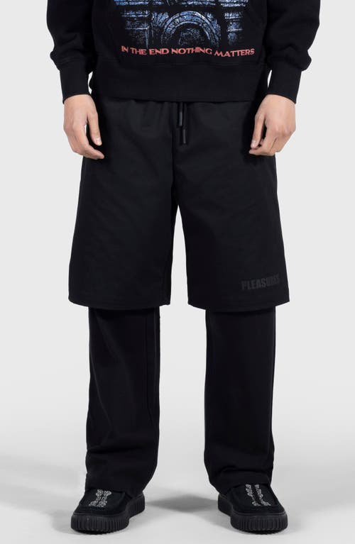Pleasures Stay Layered Pants In Black