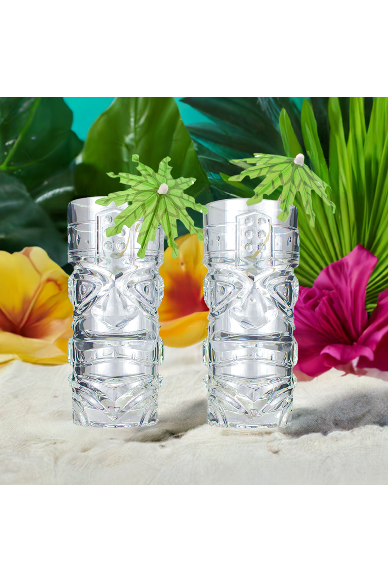 The Original Tiki Glass Party in a Box, Alternate, color, Green