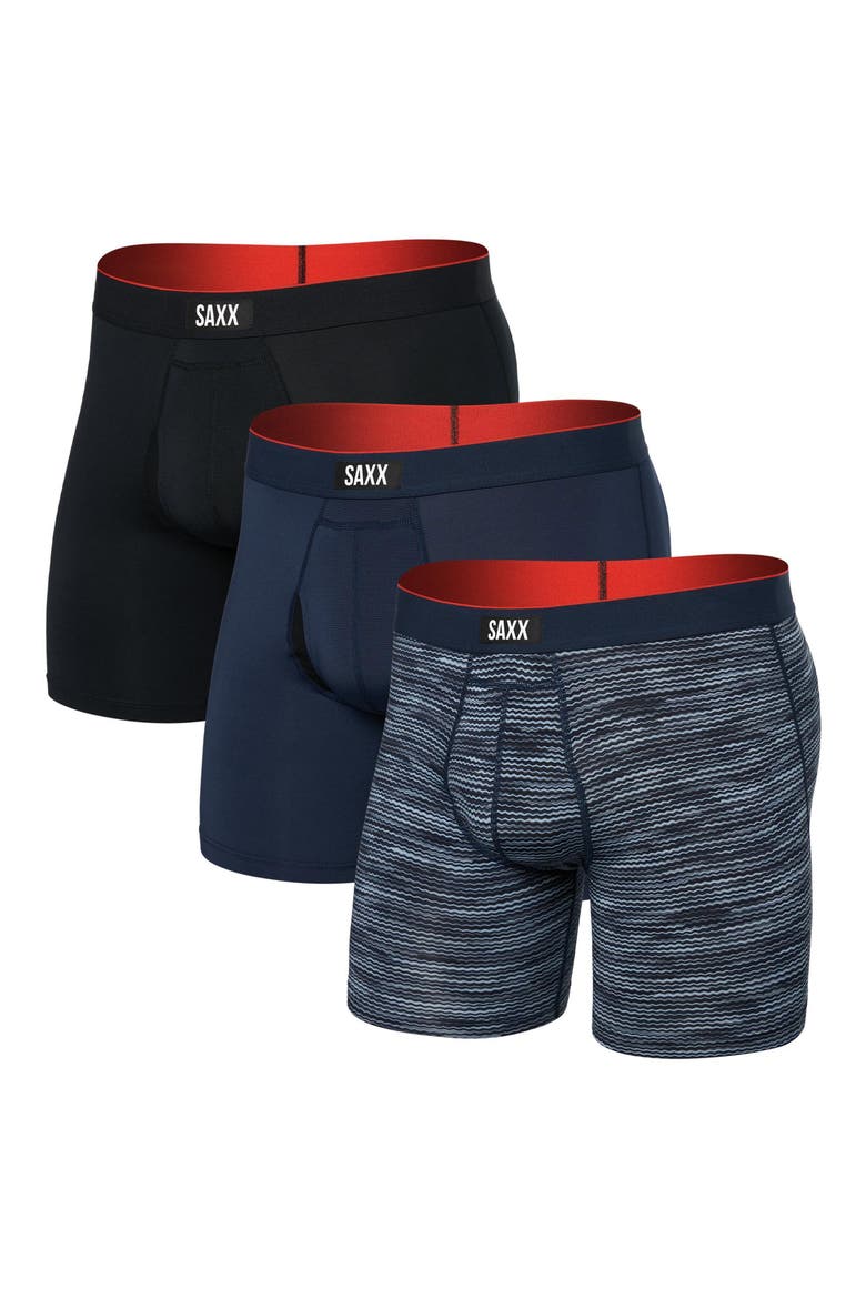 Assorted 3-Pack Multi-Sport Mesh Performance Boxer Briefs, Main, color, WAVELENGTH/NAVY/BLACK