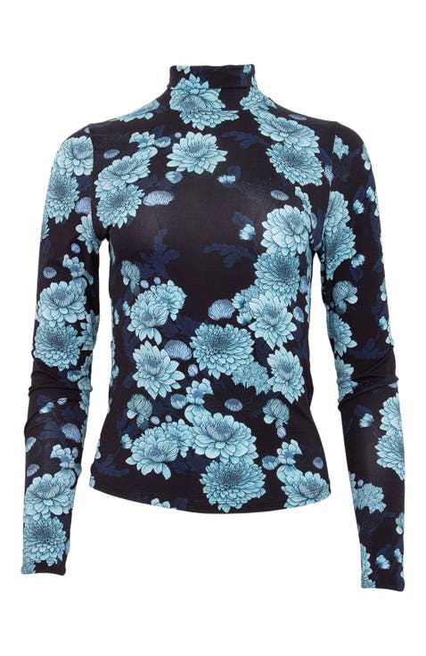 Kate Stretch Knit Turtleneck