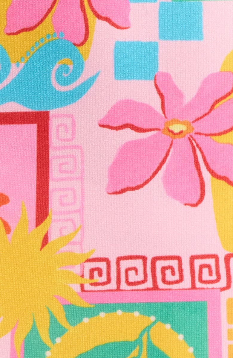 Kulani Kinis Beaded Halter Minidress, Alternate, color, Sunkissed Coast