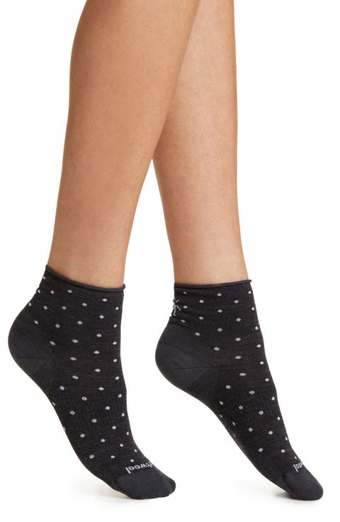 Everyday Classic Dot Wool Blend Ankle Socks