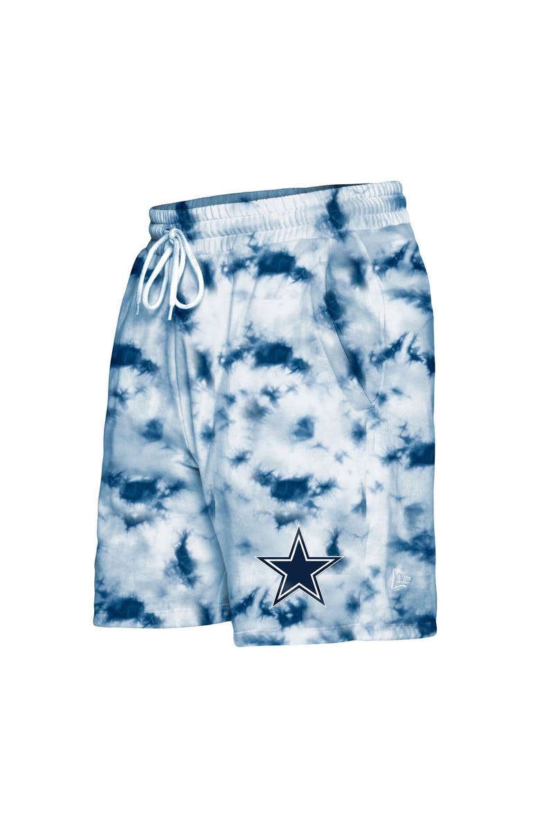 New Era Men's New Era Navy Dallas Cowboys Tie-Dye Shorts, Alternate, color, Navy