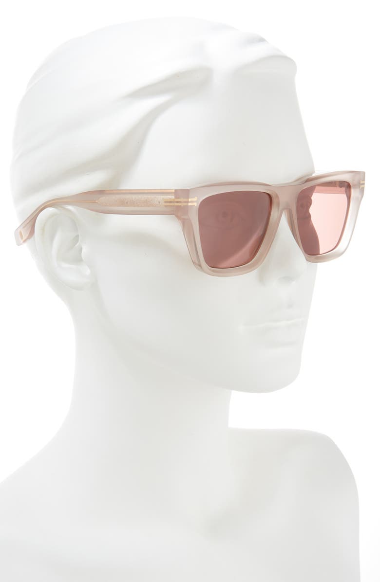 Marc Jacobs 55mm Rectangular Sunglasses, Alternate, color,