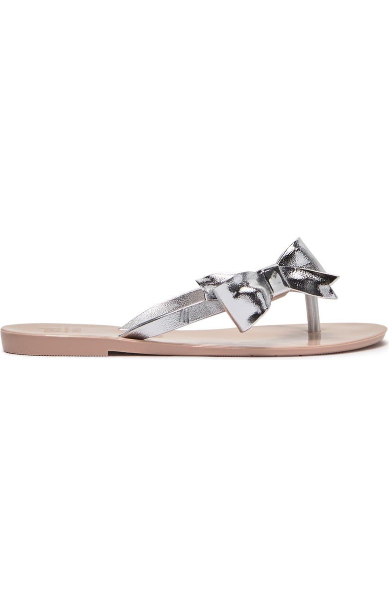 Mini Melissa Mel Harmonic Chrome Flip Flop | Nordstromrack