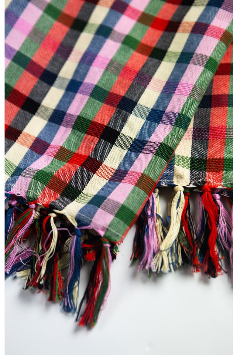 Marta Handwoven Cotton Plaid Kitchen Towel, Alternate, color, Multi