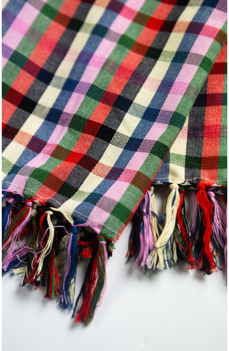 Archive New York Marta Handwoven Cotton Plaid Kitchen Towel, Alternate, color, Multi