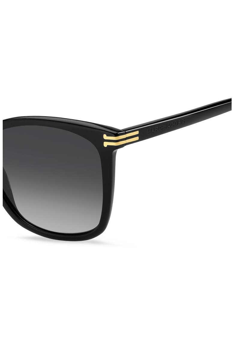 MJ 1106/S 55mm Gradient Square Sunglasses, Alternate, color, BLACK