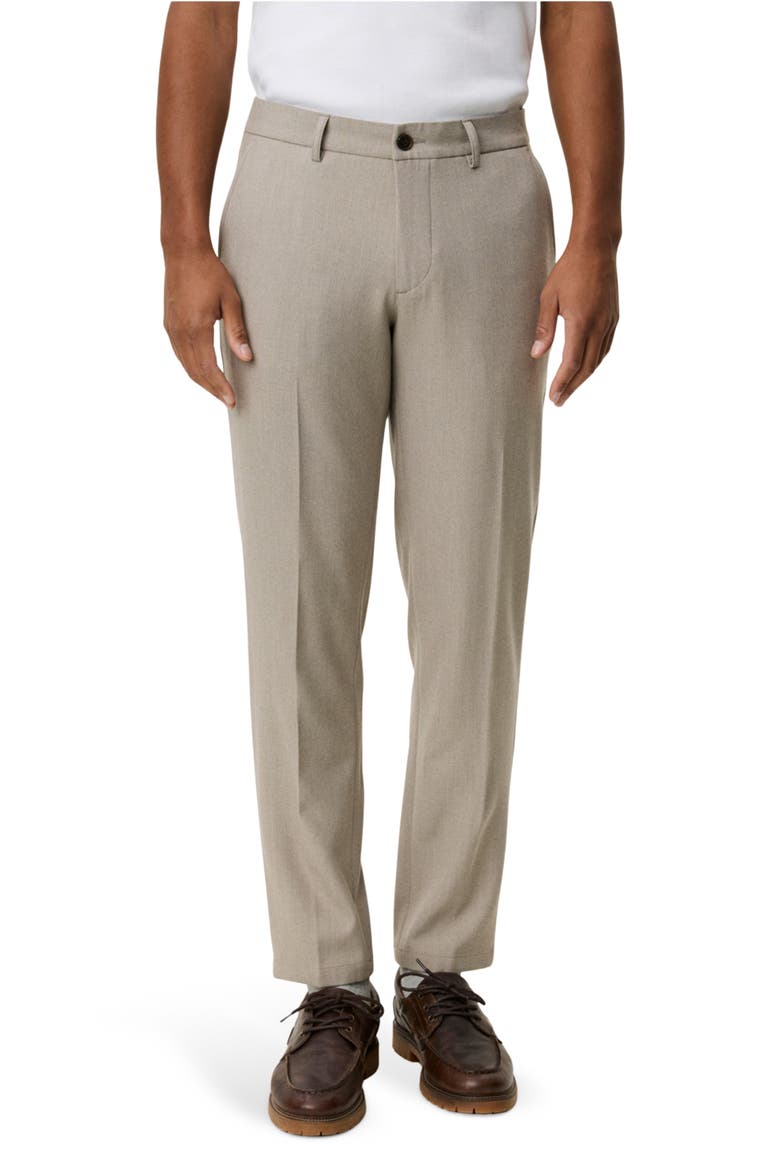 Como Regular Fit Flat Front Dress Pants, Main, color, LAUREL OAK SAND