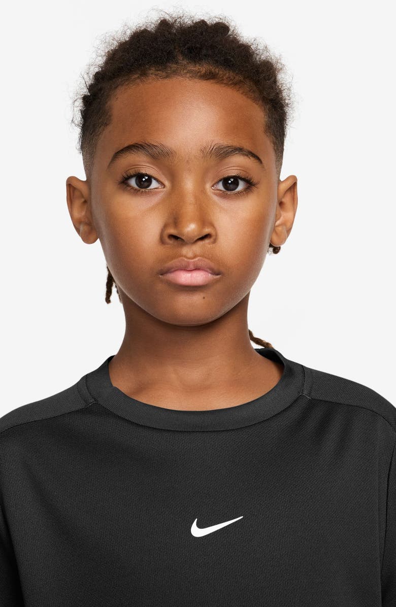 Nike Kids' Dri-FIT Graphic T-Shirt, Alternate, color, Black/ White
