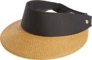 Eric Javits Squishee Straw Champ Custom Fit Visor