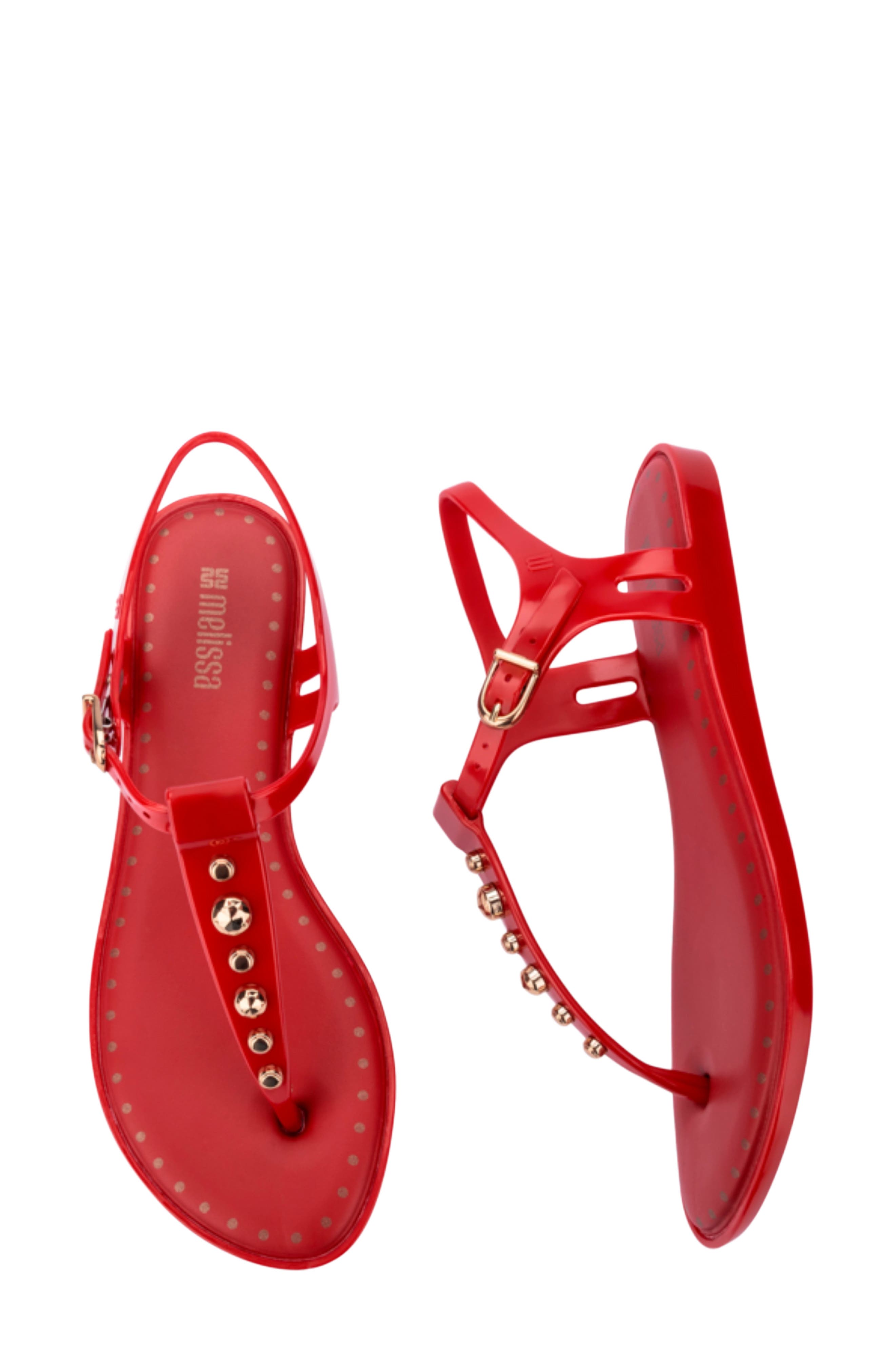 Solar Boho Ankle Strap Sandal, Alternate, color, RED