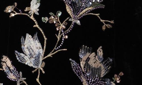 Sau Lee Devon Embellished Velvet Cocktail Minidress In Black