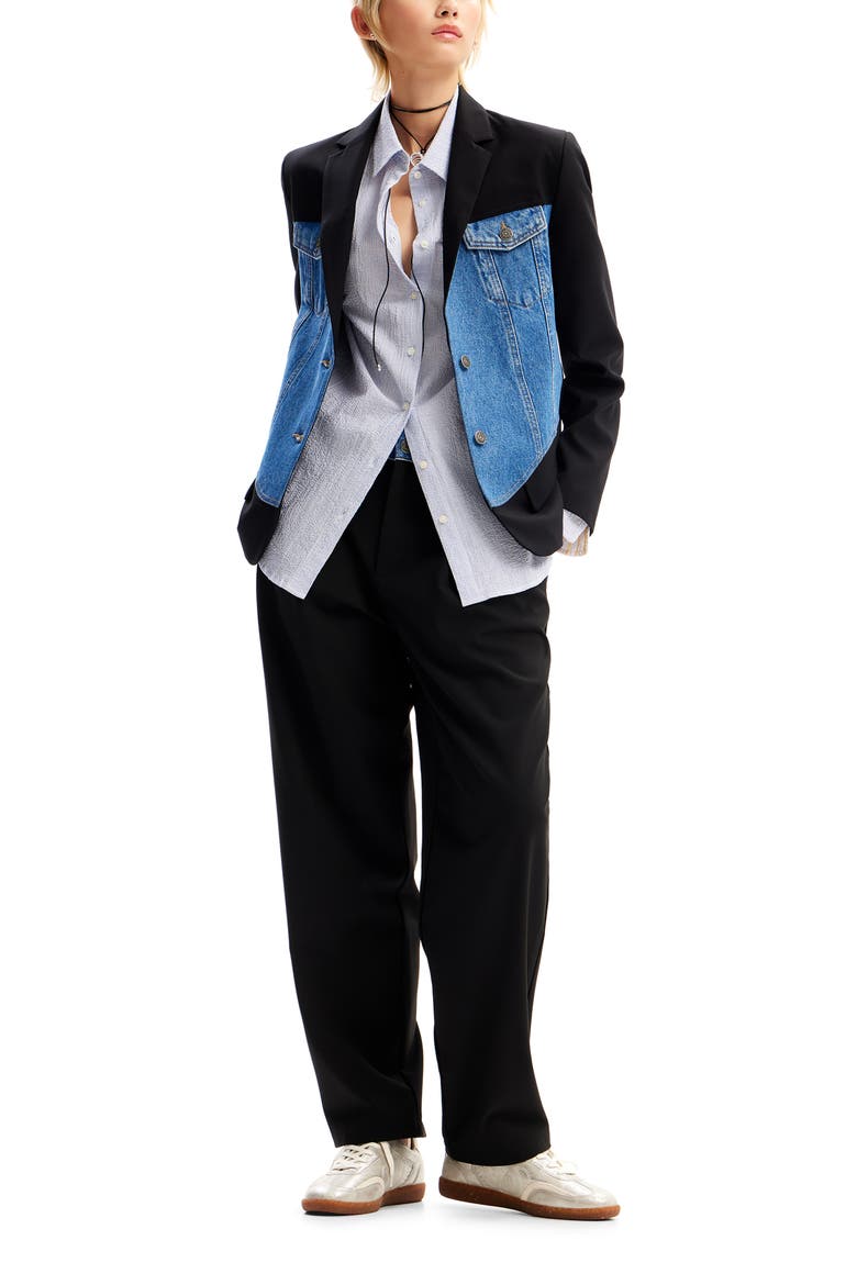 Hybrid Tailored Trousers, Alternate, color, BLACK