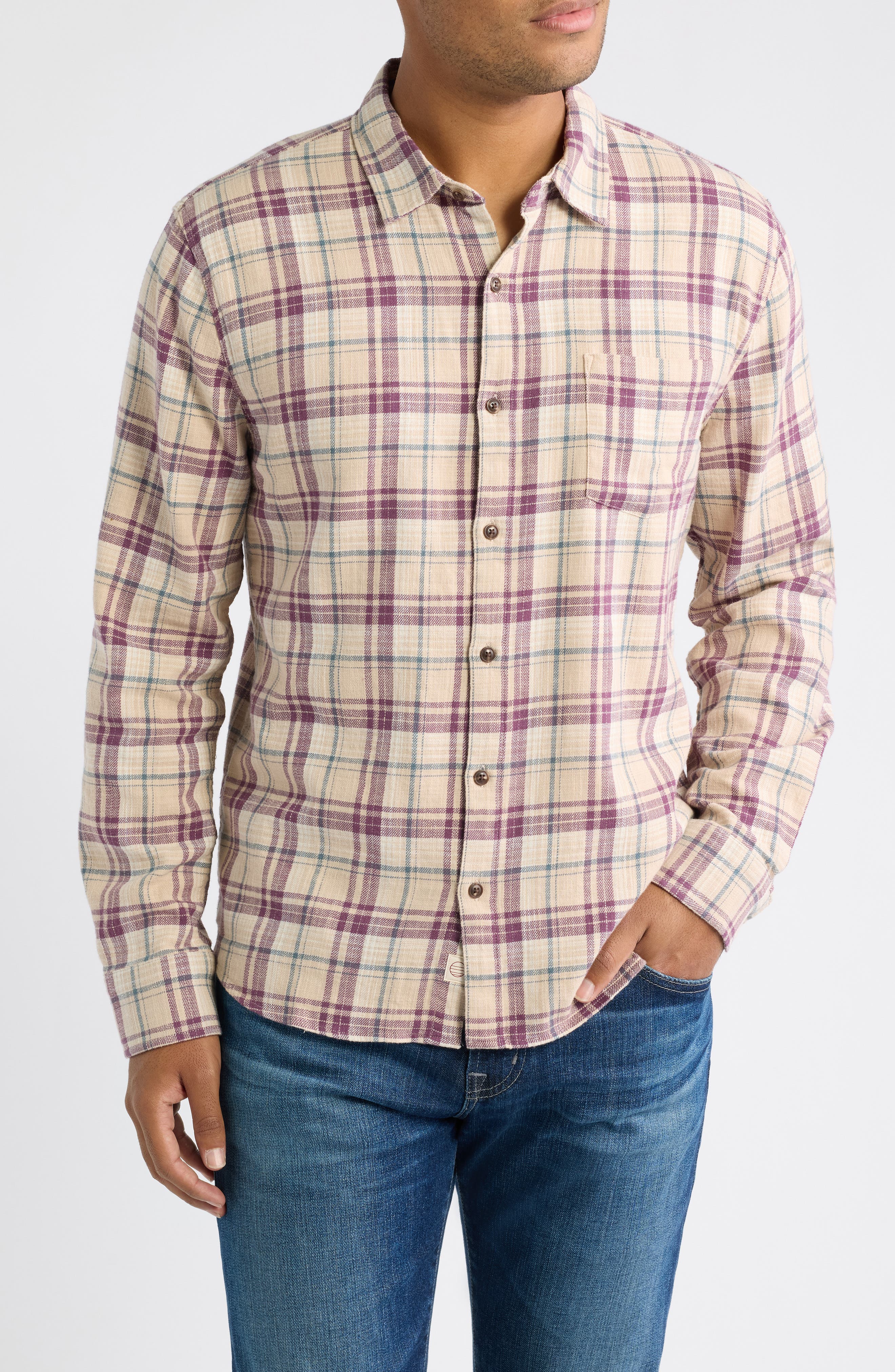 selected GREEN/ PURPLE MULTI PLAID