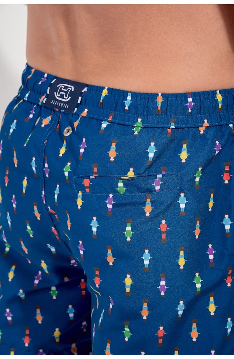 HOM Calcio Beach Boxer, Alternate, color, Navy Print