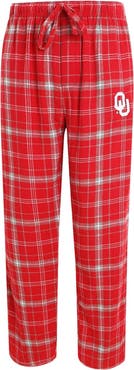 CONCEPTS SPORT Men's Concepts Sport Crimson Oklahoma Sooners Big & Tall Ultimate Plaid Pants