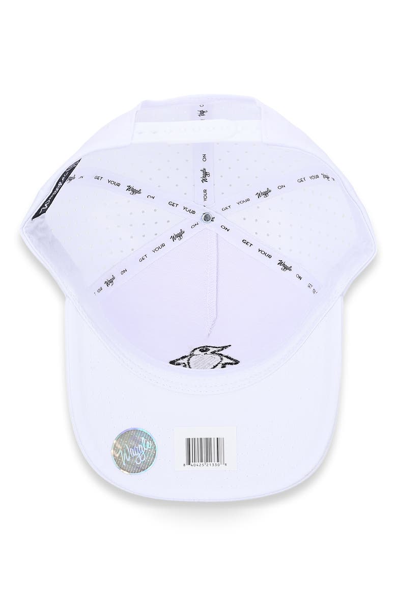 Waddle Wedge Baseball Cap, Alternate, color, WHITE