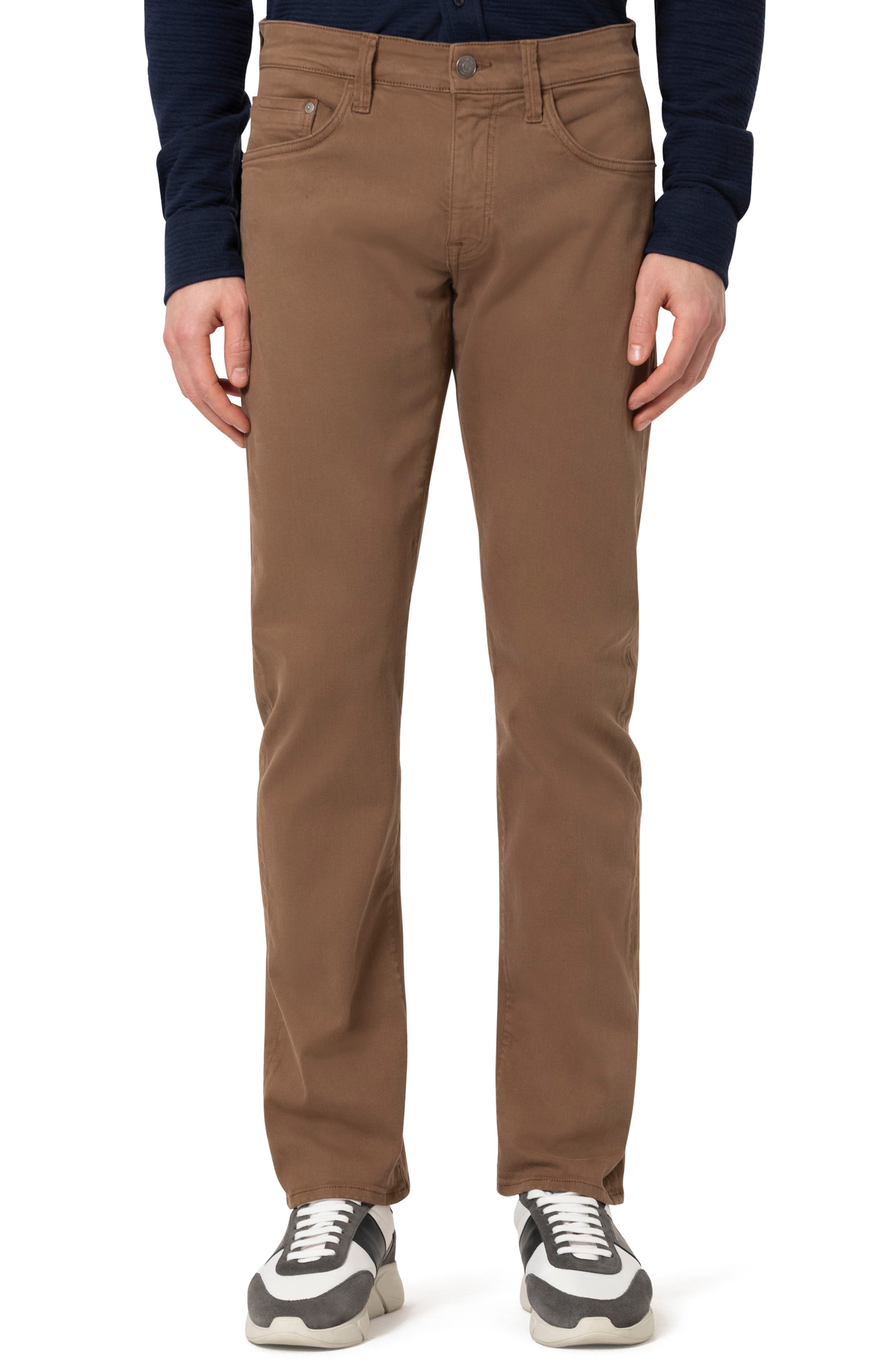 Marcus Slim Straight Leg Twill Pants