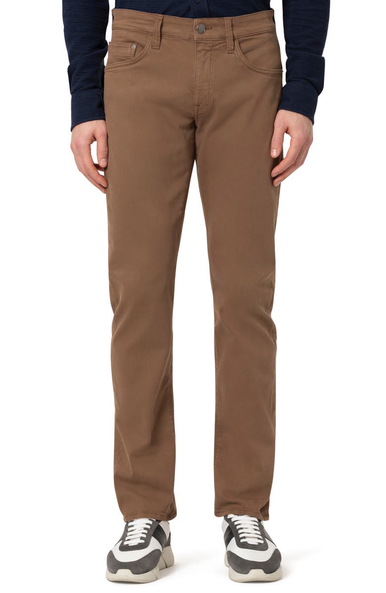 Mavi Jeans Marcus Slim Straight Leg Twill Pants, Main, color, Bronze Supermove