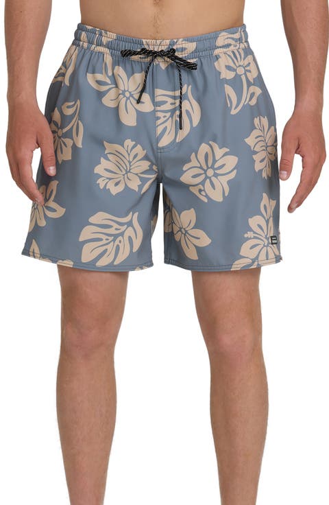 Mix Pack Volley Floral 17" Swim Trunks