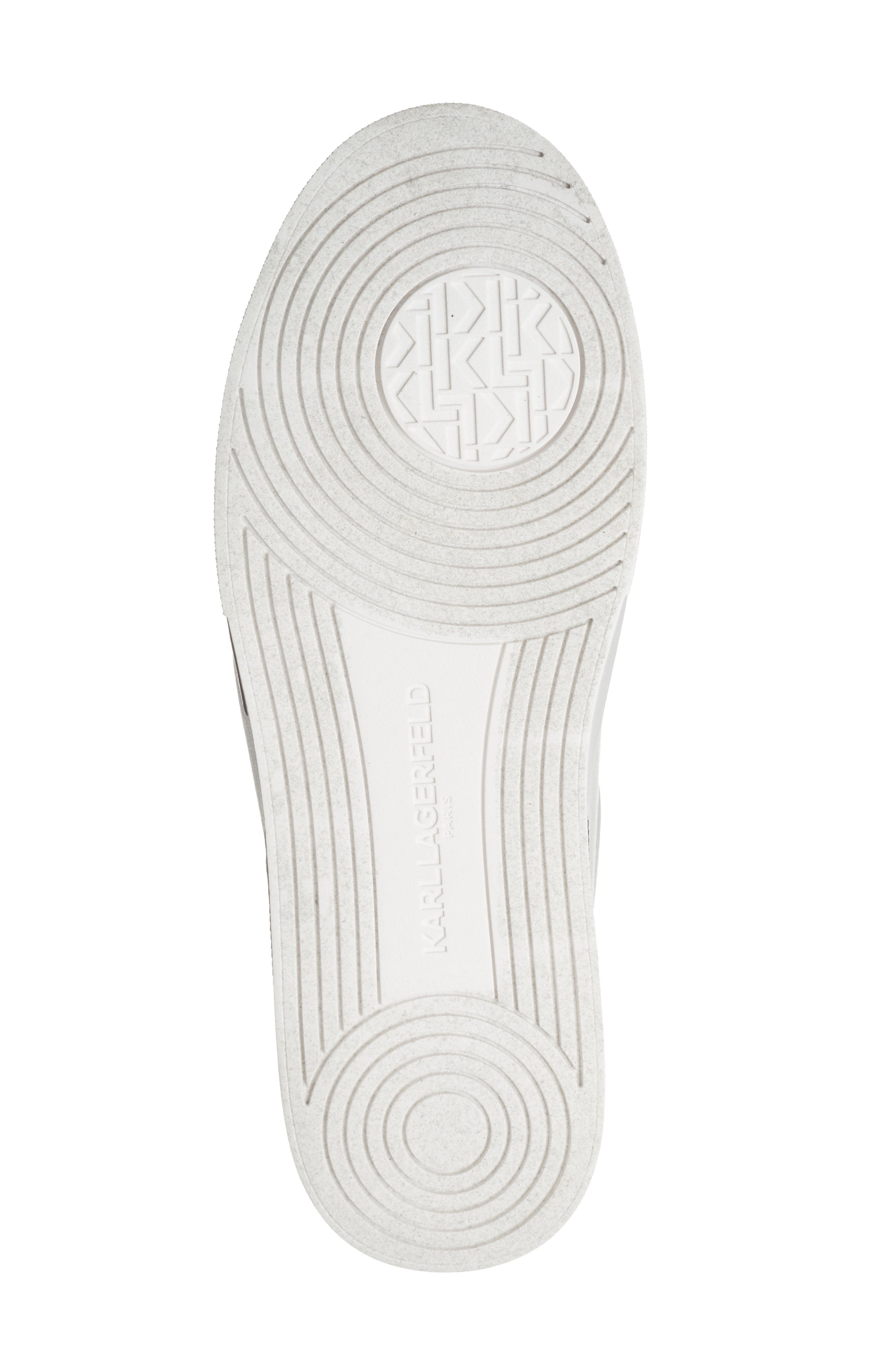 KARL LAGERFELD PARIS Marquise Lace-Up Sneaker, Alternate, color, Bright White/ Black