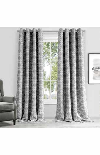 DAINTY HOME Interlock Single Blackout Panel Curtain