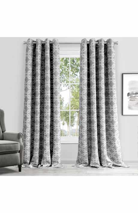 DAINTY HOME Interlock Single Blackout Panel Curtain