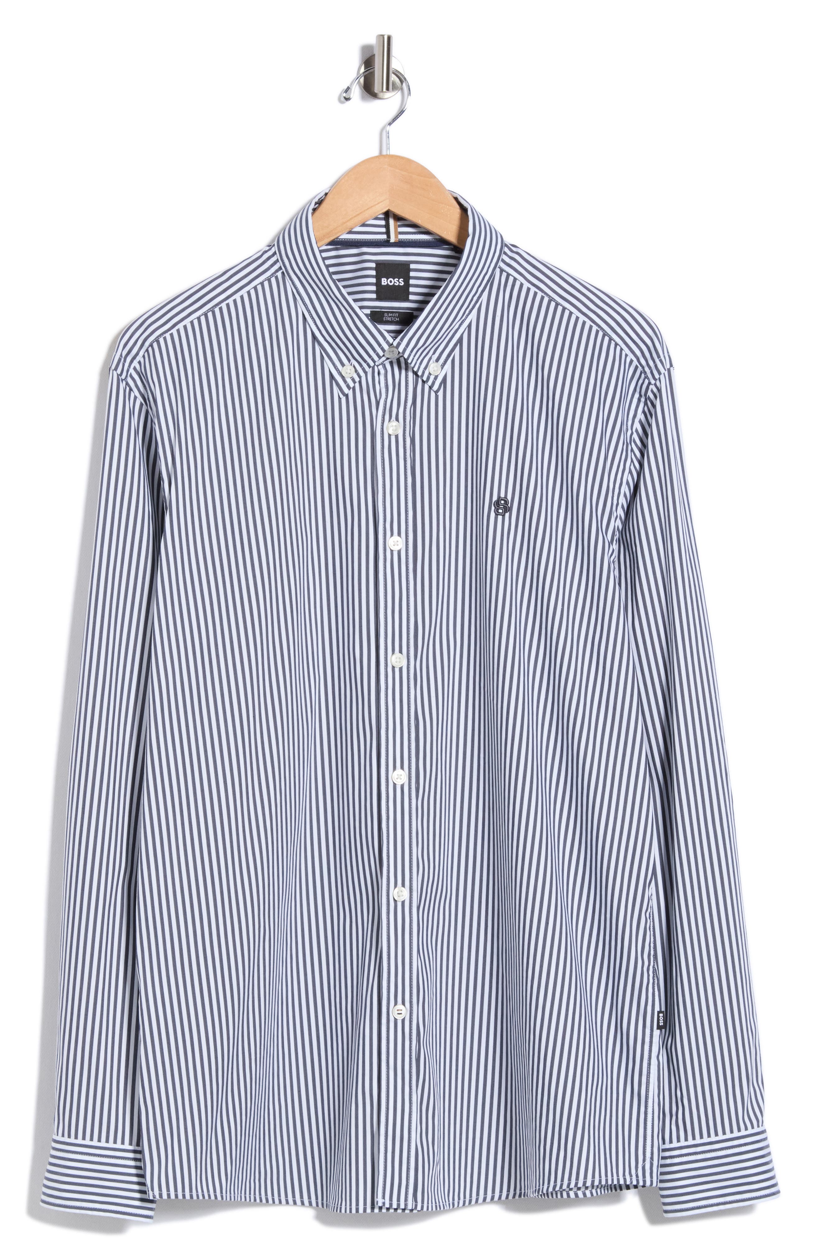 Roan Slim Fit Stretch Button-Up Shirt