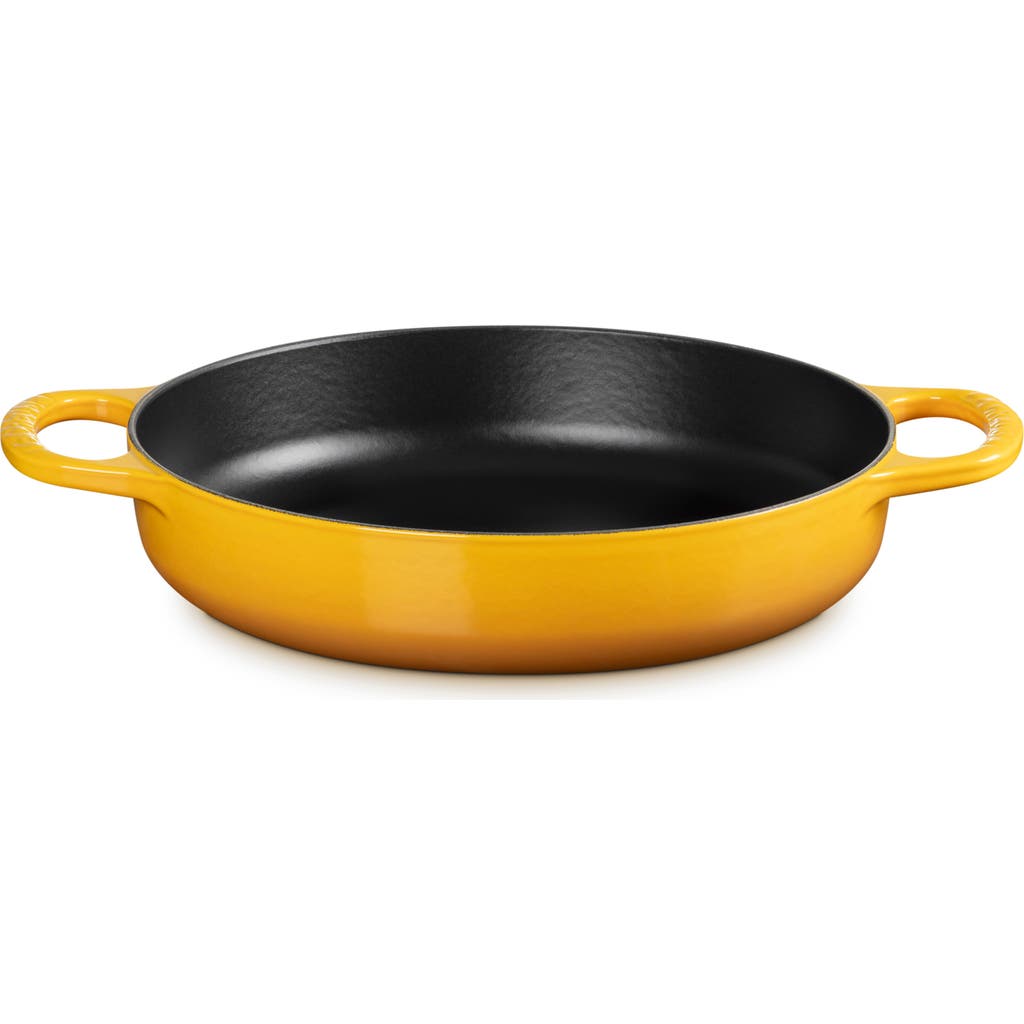 Le Creuset Signature Enamel Cast Iron Everyday Pan In Yellow