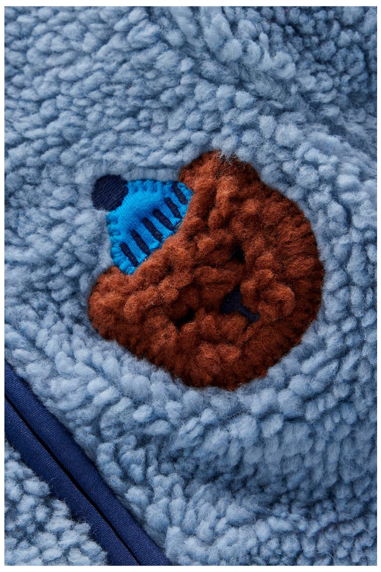 Cozy Borg Fleece Jacket, Alternate, color, BLUE BEAR APPLIQUE