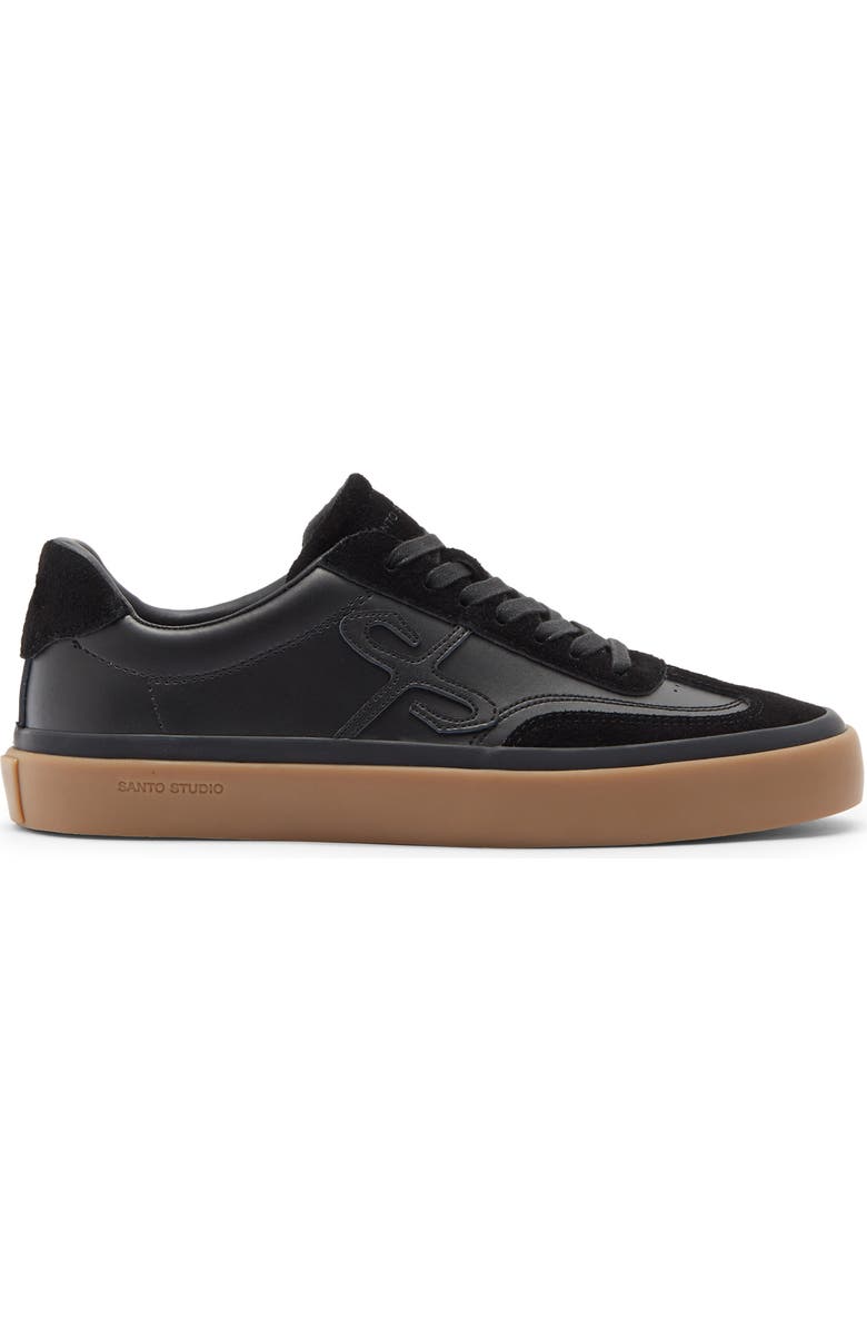 SANTO STUDIO Trento Low Top Sneaker, Alternate, color, Black