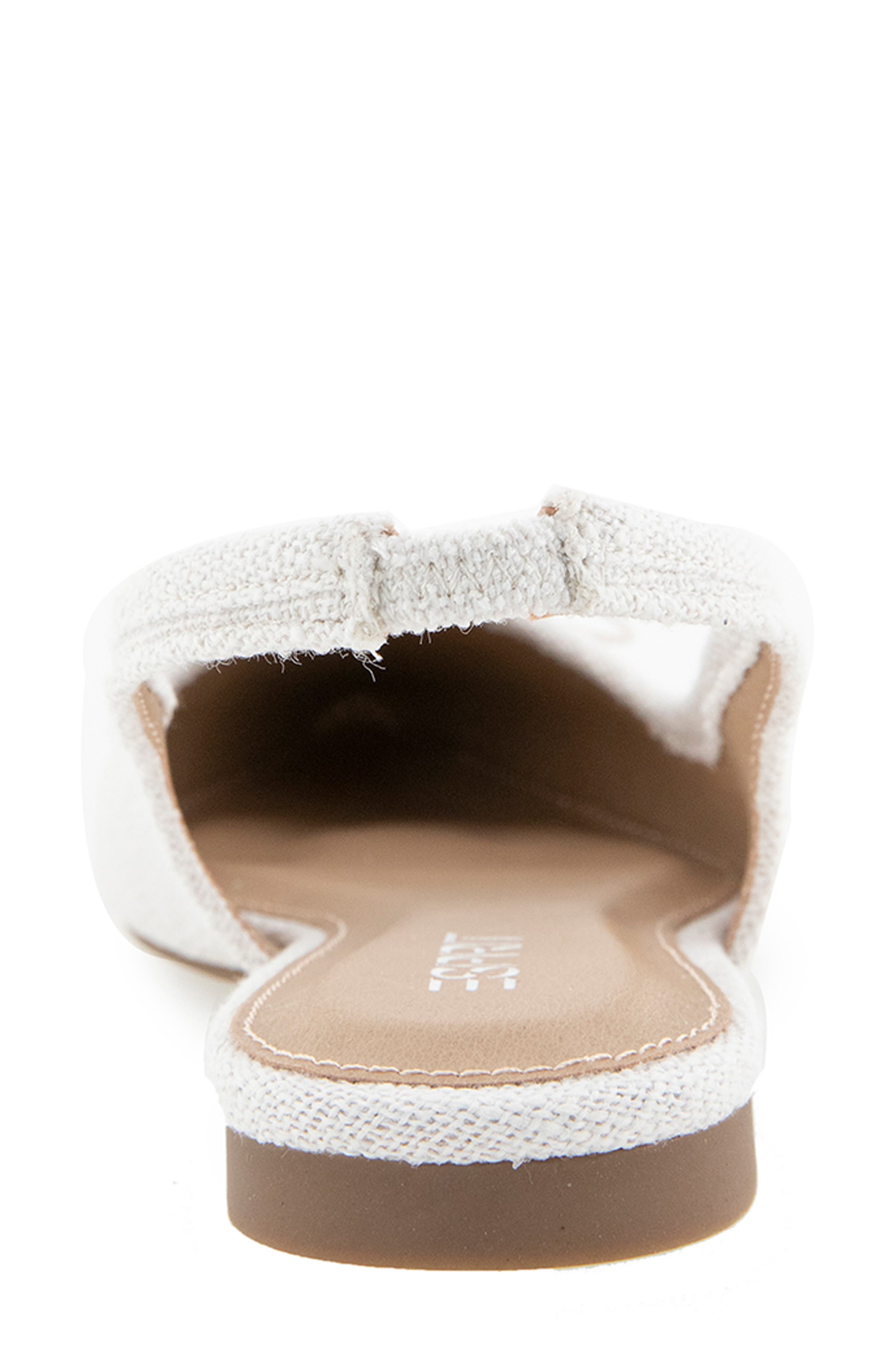 Petria Slingback Flat, Alternate, color, IVORY LINEN