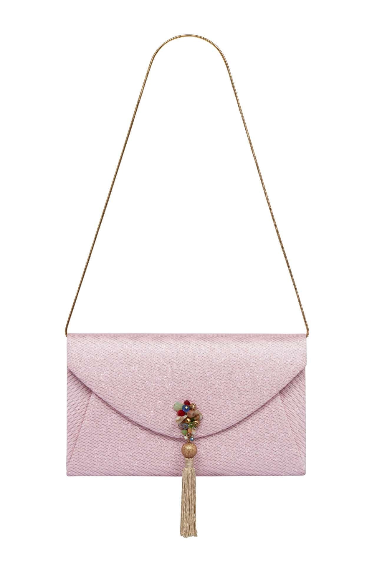 LarAllan Feyi Oversized Envelope Clutch, Alternate, color, Blush Pink